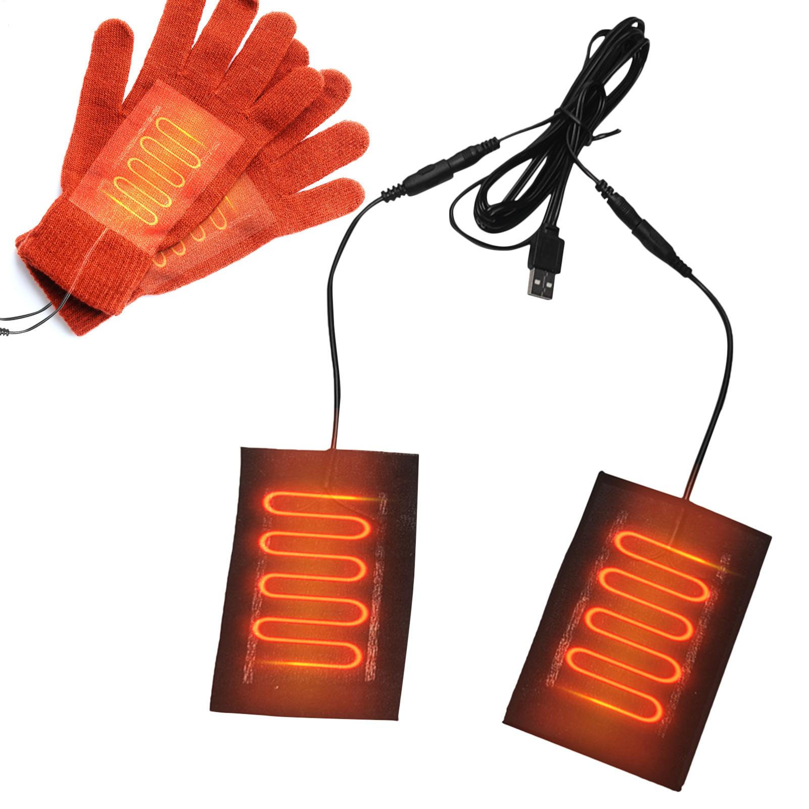 ถุงมือแผ่นทำความร้อน 5V แผ่นทำ - Heated Gloves Electric บทวิจารณ์และราคา