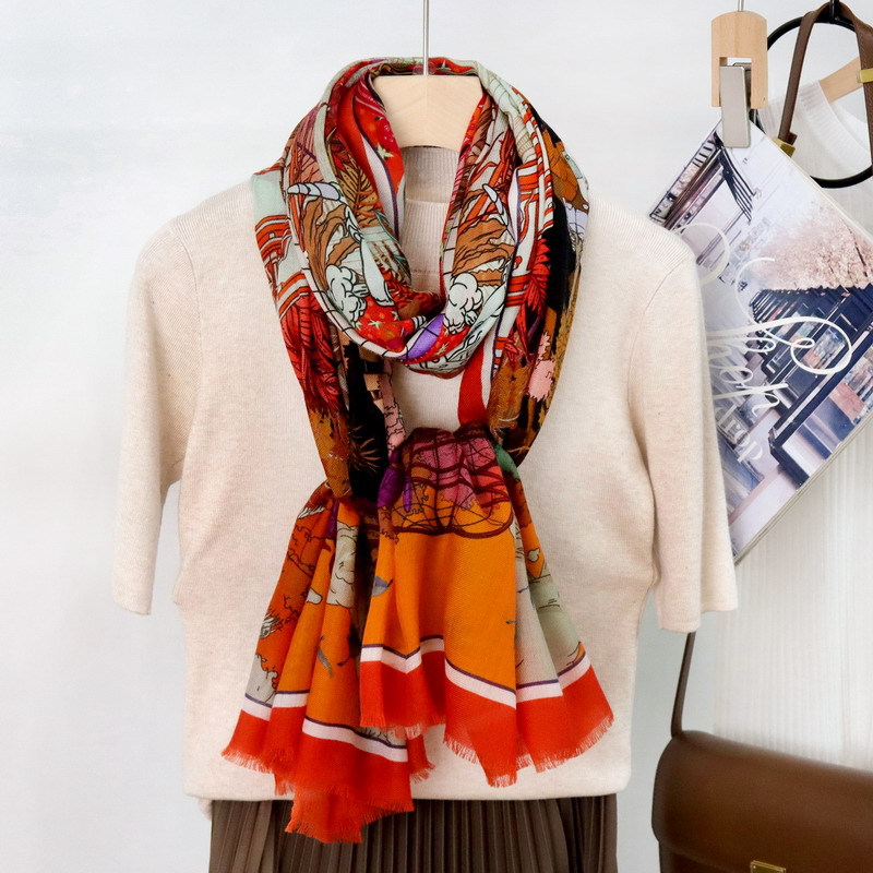 ผ้าคลุมไหลแคชเมียร์สีแดงพู่ยาว - Winter Clothing Hong Kong บทวิจารณ์และราคา