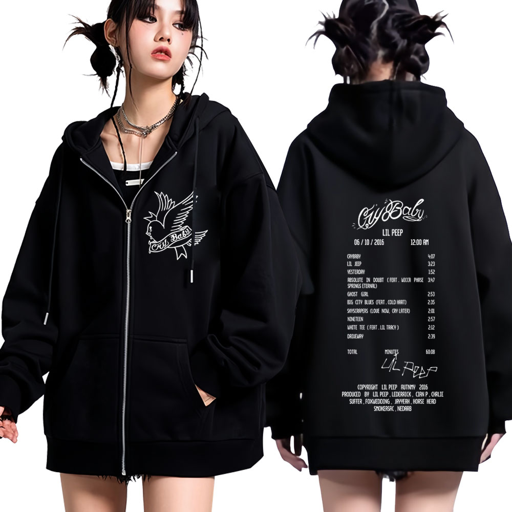 เสื้อฮู้ดซิปกราฟิกอัลบั้ม Cry  - Winter Clothing Pk บทวิจารณ์และราคา