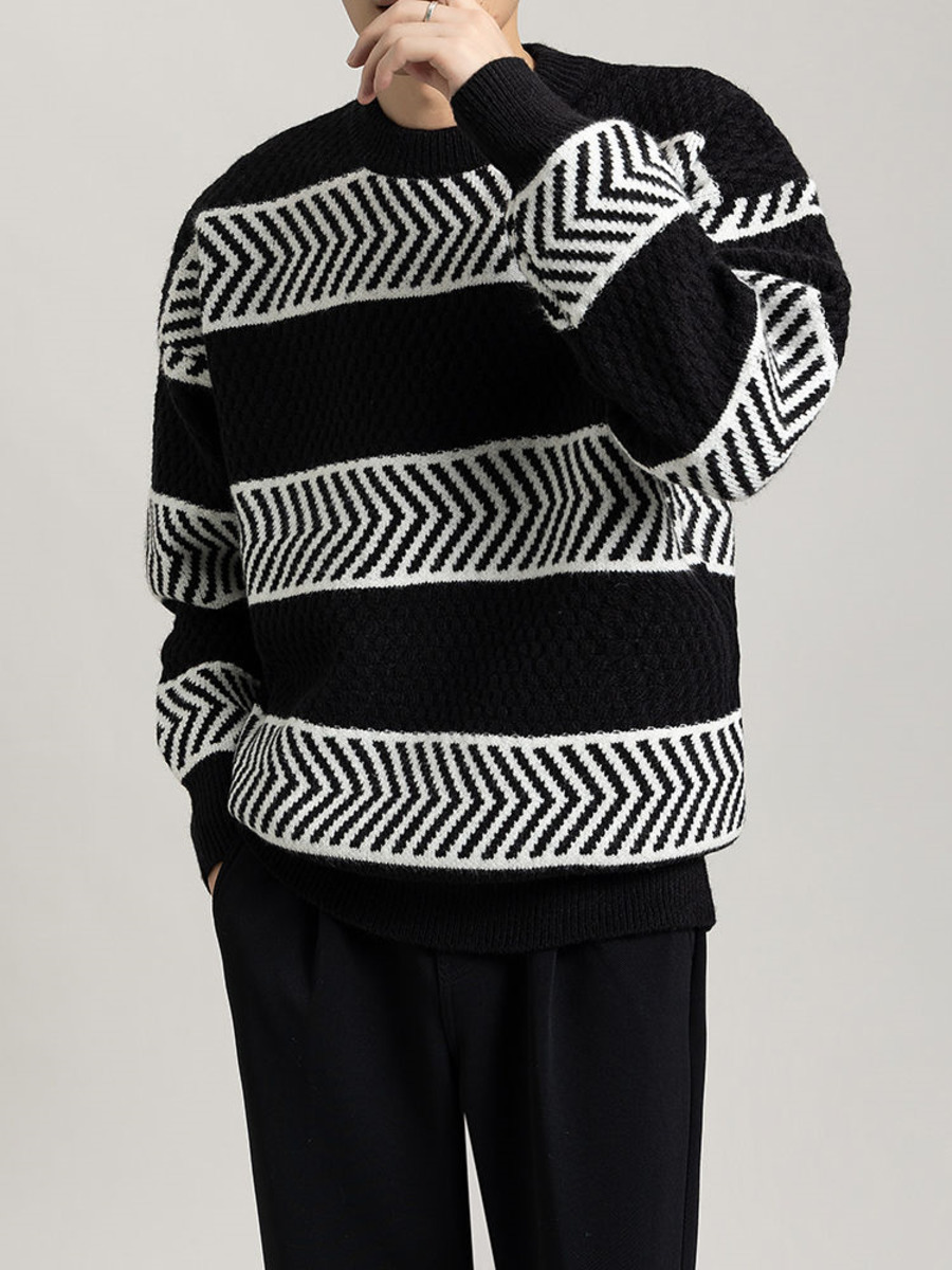 Casual หลวมลายเสื้อกันหนาว Con - Winter Clothing Hong Kong บทวิจารณ์และราคา